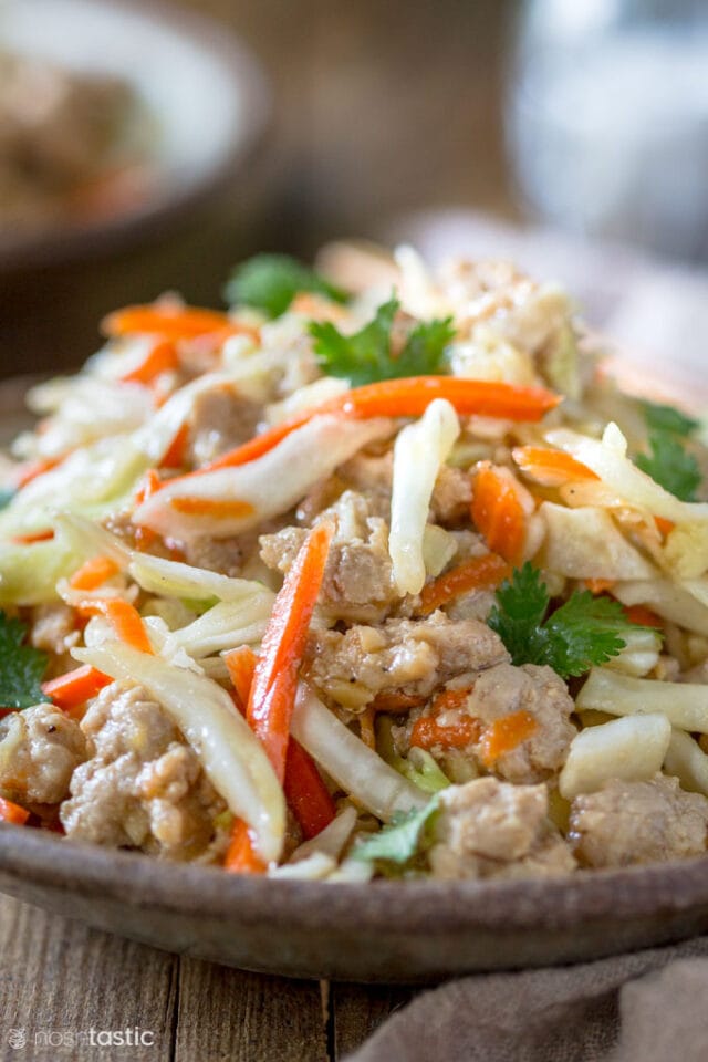 Instant Pot Egg Roll in a Bowl (VIDEO!) Noshtastic