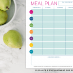 meal planner printables