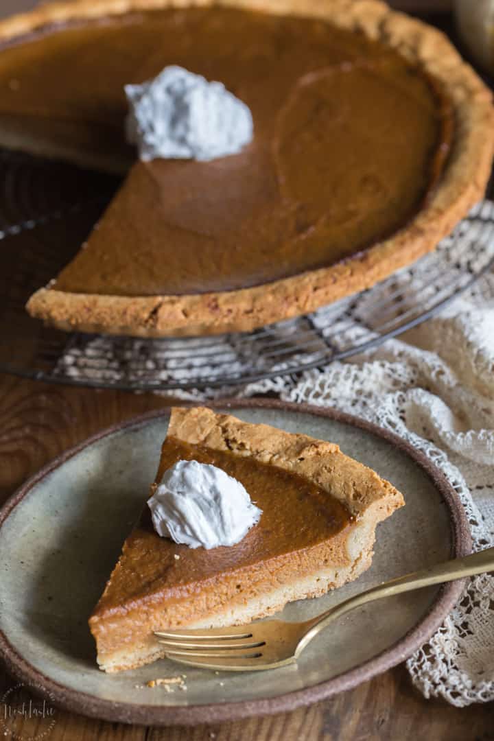 You must try this easy Paleo Pumpkin Pie recipe with a made from scratch Paleo pie Crust too!