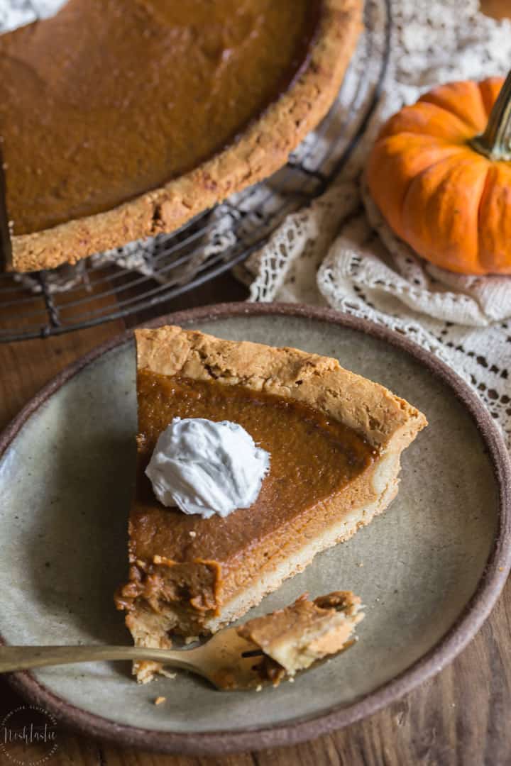 You must try this easy Paleo Pumpkin Pie recipe with a made from scratch Paleo pie Crust too!