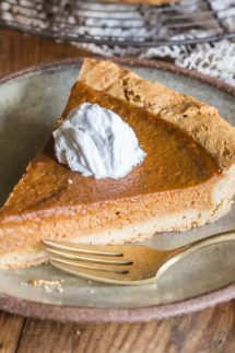 You must try this easy Paleo Pumpkin Pie recipe with a made from scratch Paleo pie Crust too!
