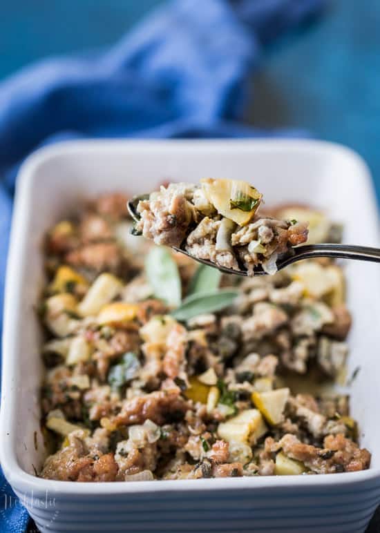 You'll love my easy Paleo Thanksgiving Stuffing recipe, a perfect accompaniment to your Thanksgiving Turkey dinner!