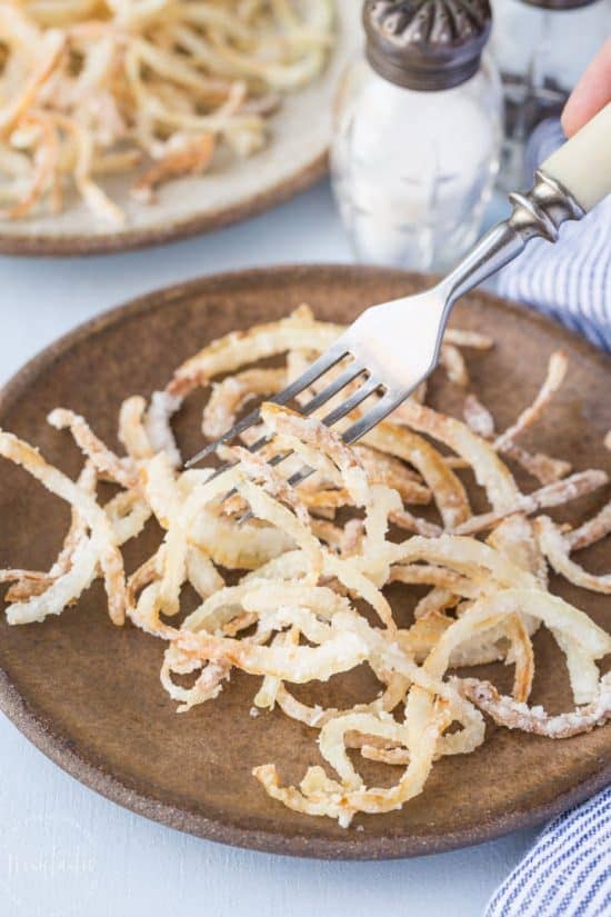 Gluten Free French Fried Onions Healthy, Paleo, Whole30 too!