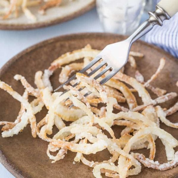 Gluten free French Fried onion recipe #glutenfree #paleo #whole30