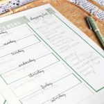 Meal planner and grocery list