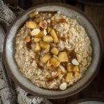 Pressure Cooker Steel Cut Oats with Apple Pie Topping