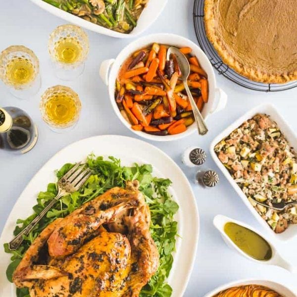 No need to worry, I've got you covered for your Paleo Thanksgiving Dinner Menu! All healthy, all tasty and all made from scratch, including Paleo Thanksgiving Turkey, and updated healthy Paleo Green Bean Casserole, Paleo Pumpkin Pie, Paleo Thanksgiving Stuffing and more! #paleo #paleothanksgiving #healthythanksgiving #thanksgivingmenu #glutenfreethanksgiving #glutenfree