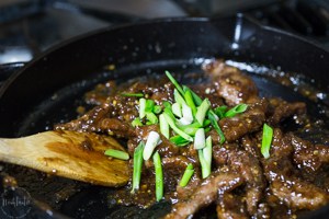 how to make Mongolian Beef Step 8