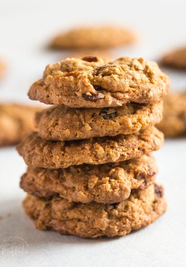 gluten free Oatmeal Raisin Cookie Recipe