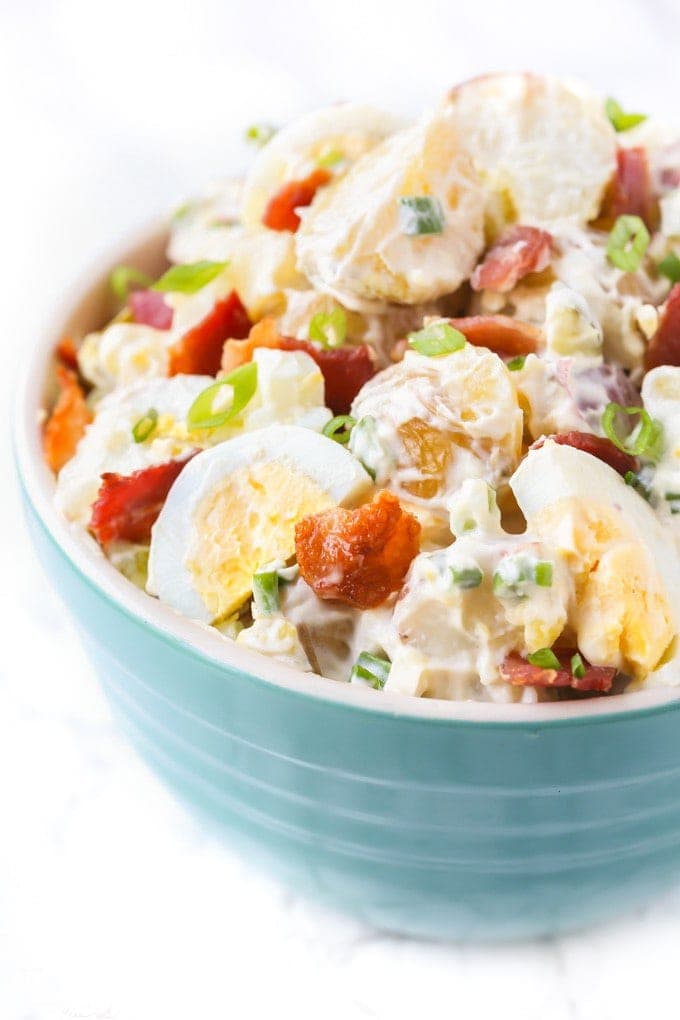 Bowl of potato salad