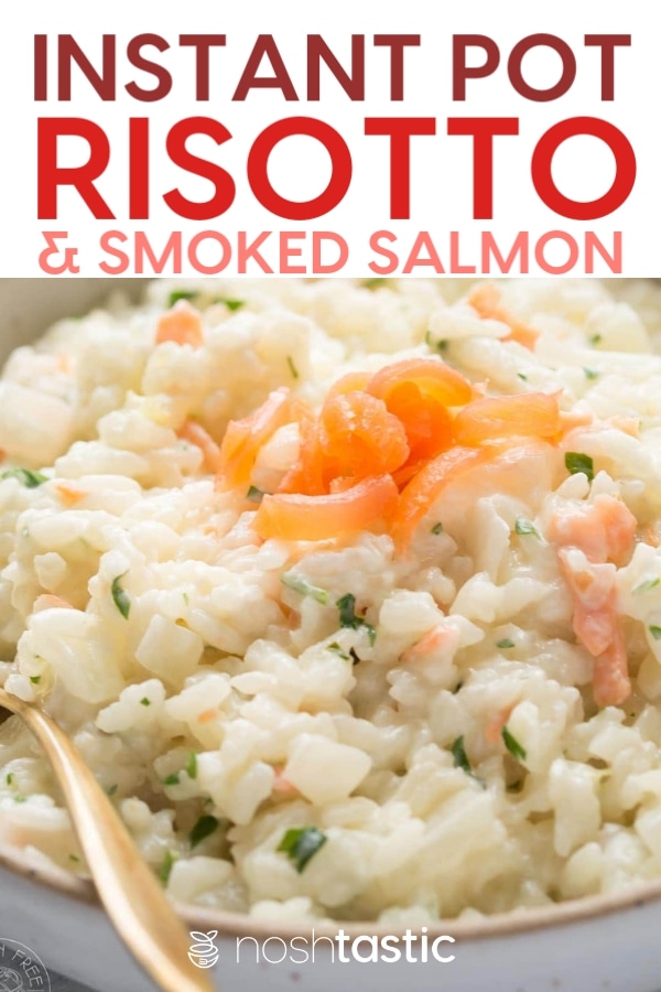 Instant pot smoked salmon risotto recipe photo