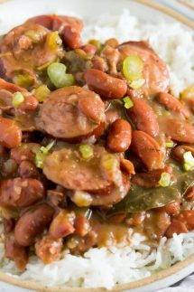 Instant Pot red beans and rice recipe