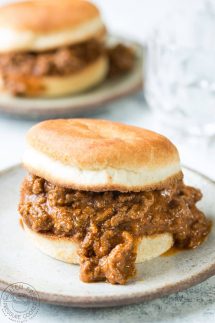 Best Instant Pot Sloppy Joes recipe! So easy to make, your family will thank you! | www.glutenfreepressurecooker.com | #instantpot #instapot #electricpressurecooker #instantpotsloppyjoes #glutenfreepressurecooker #glutenfreeinstantpot #glutenfree