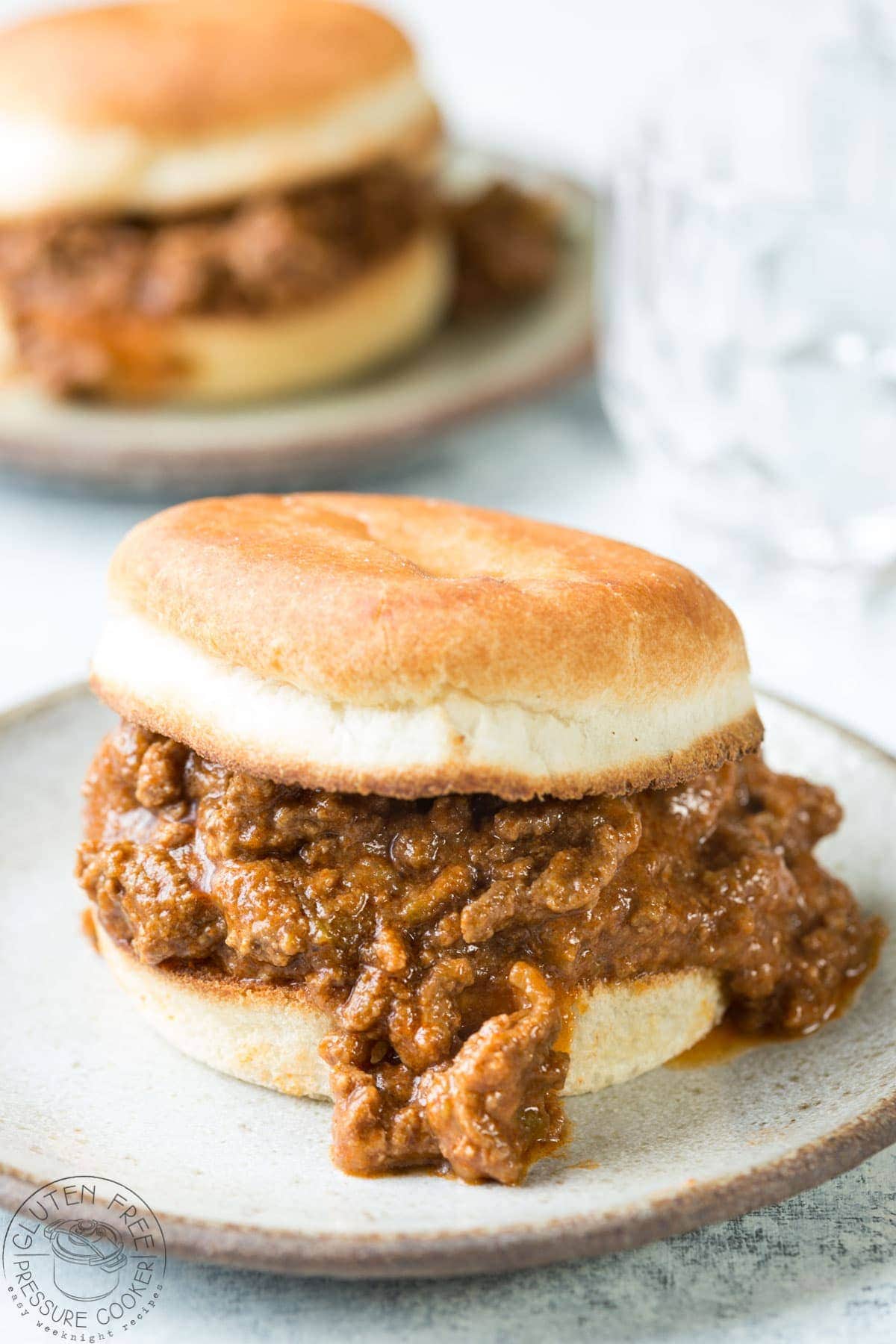 Best Instant Pot Sloppy Joes recipe with ground beef sauce