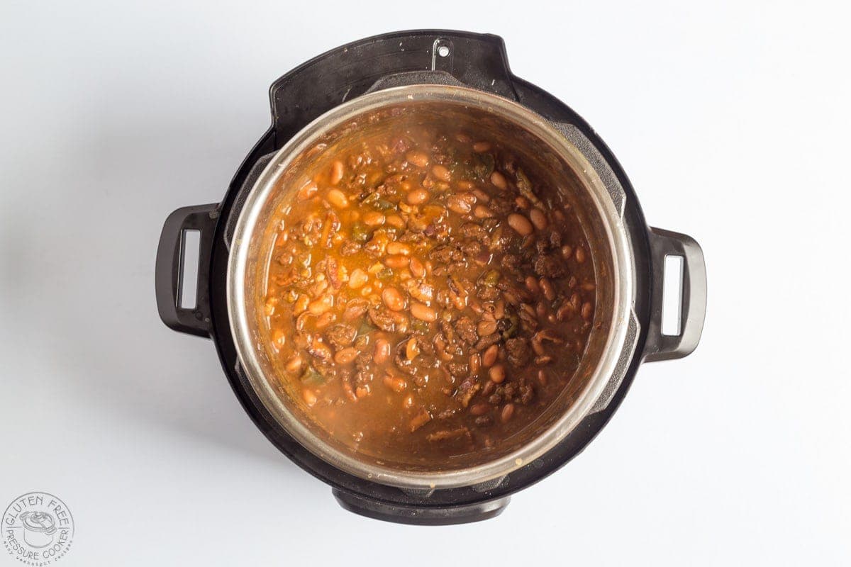 Instant pot cowboy beans