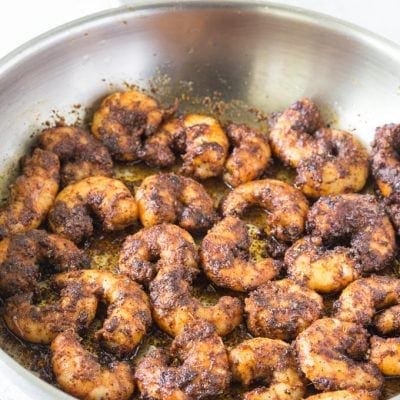 Blackened Shrimp recipe, homemade, from scratch and utterly delicious! #shrimp #keto #lowcarb