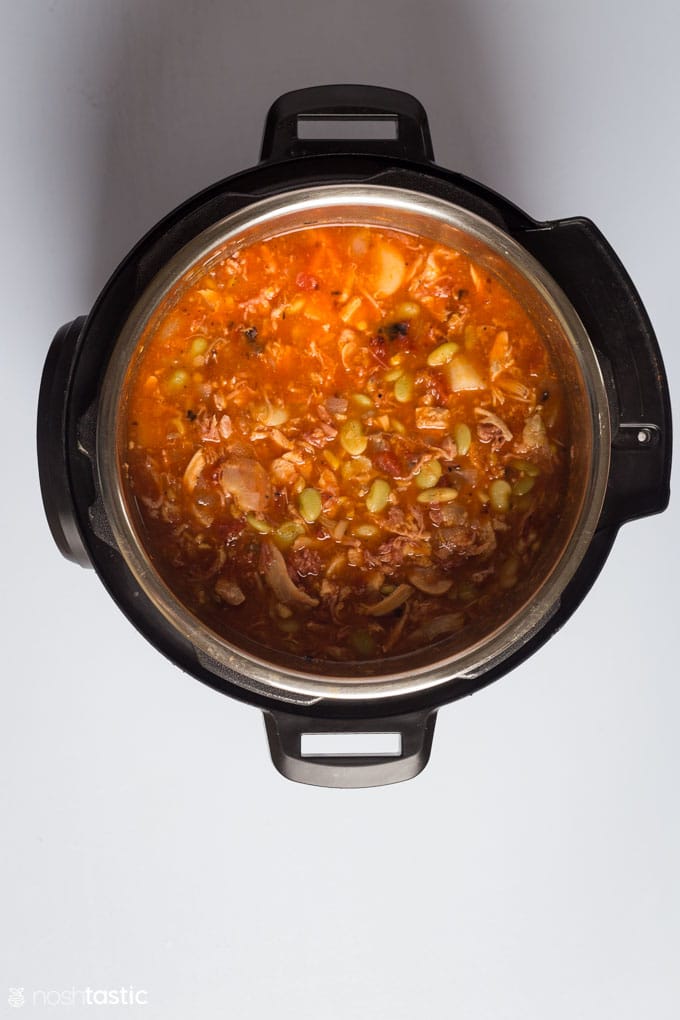 How to make Instant Pot Brunswick Stew step three