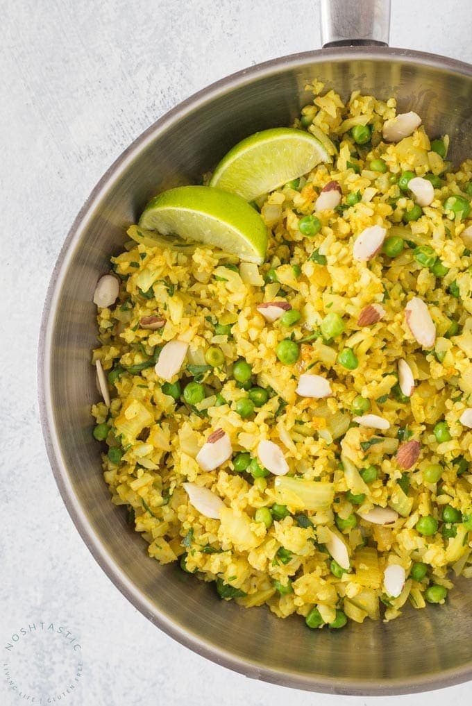 Cauliflower Rice Pilaf Recipe