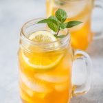 | www.noshtastic.com | #sweettea #minttea #icedtea #summerdrink #icetea #southernsweettea #tea #nonalcoholicbeverage #glutenfree #noshtastic #glutenfreerecipe