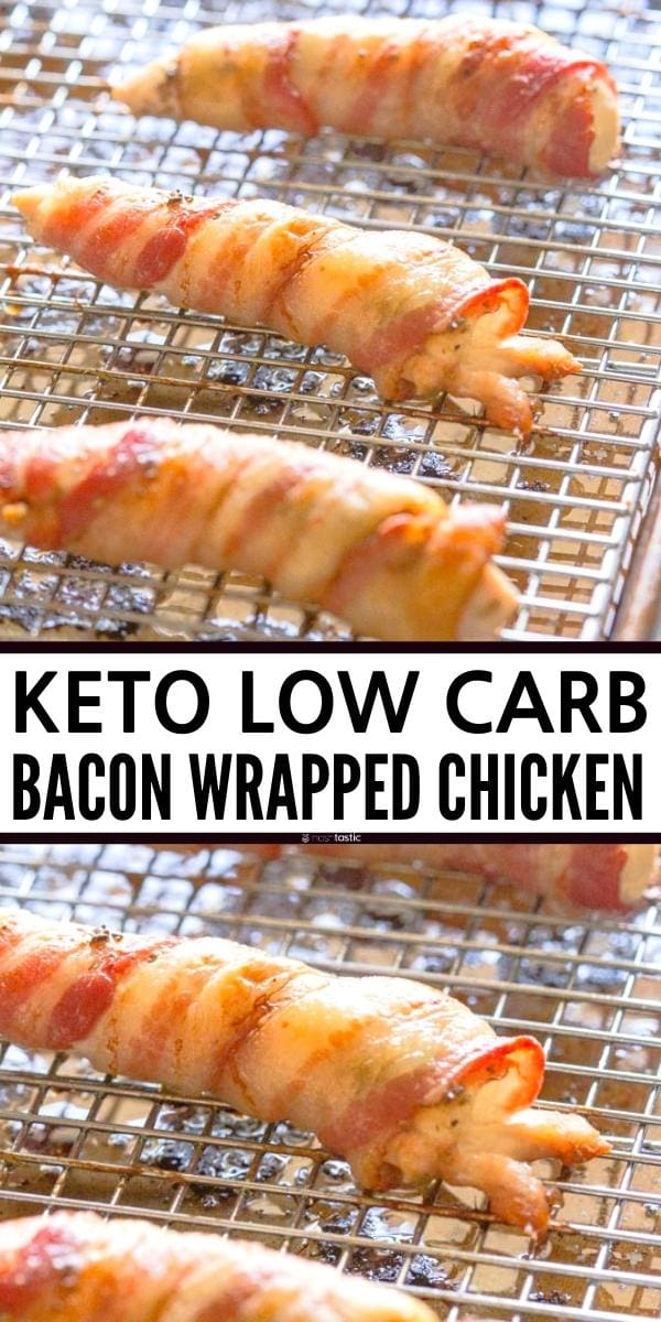 Keto Bacon Wrapped Chicken (Low Carb, Paleo, W30)