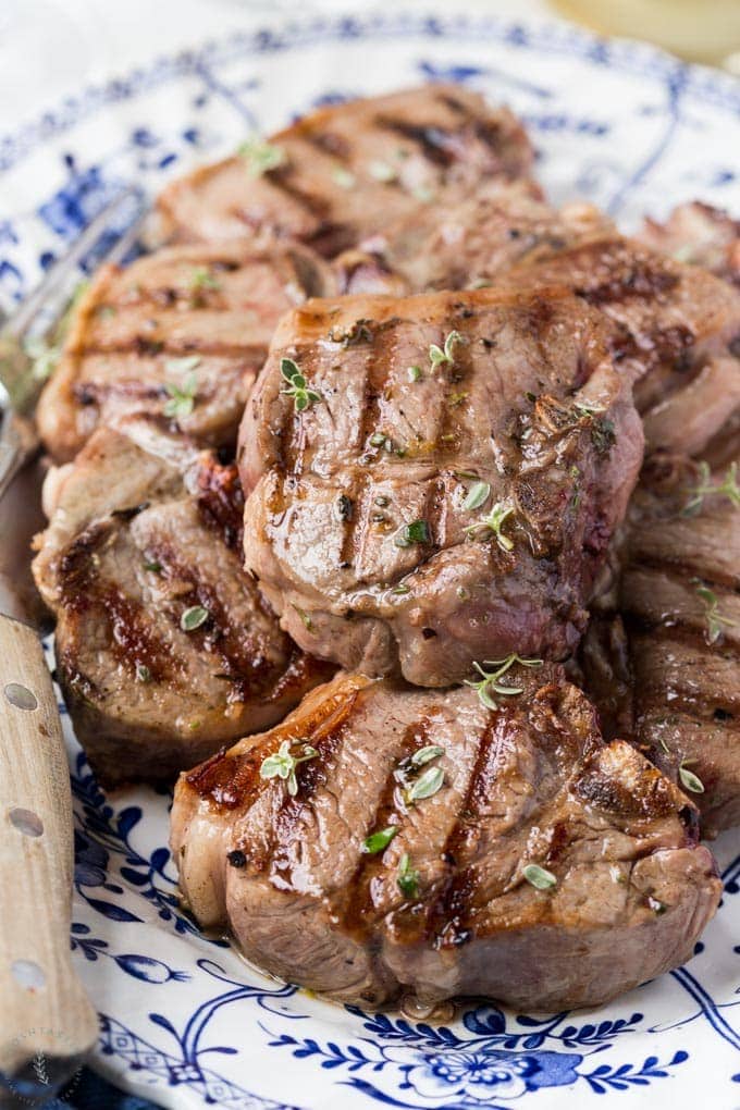Best Grilled Lamb Chops with Marinade