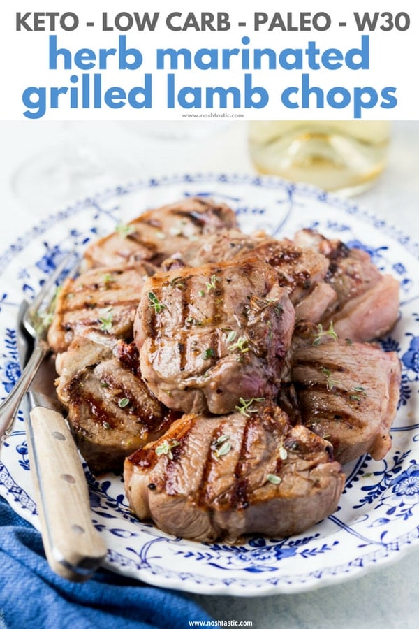 Best Grilled Lamb Chops with Marinade