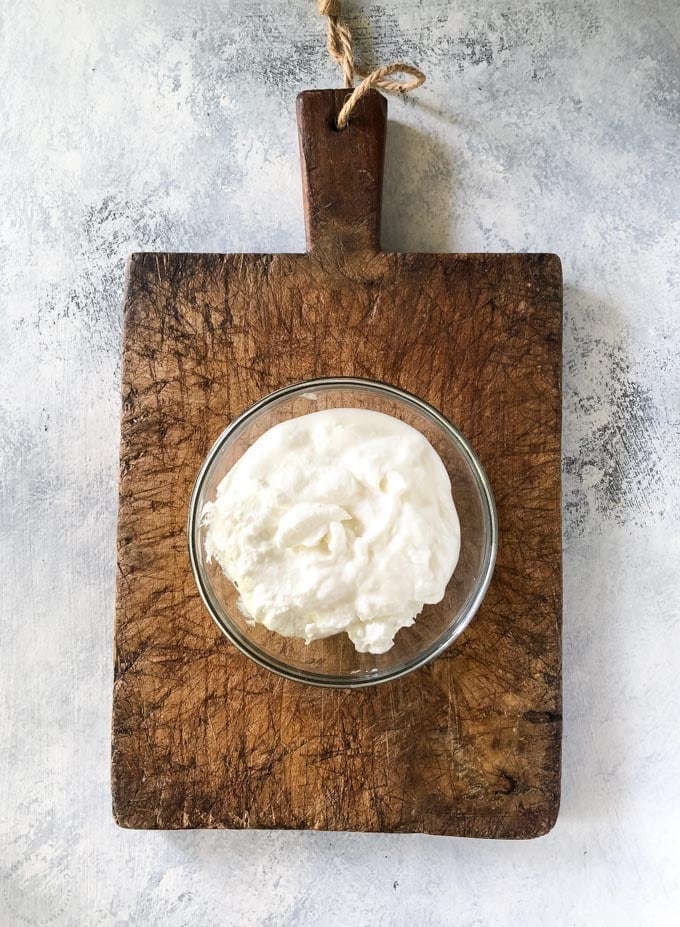 yoghurt in a bowl