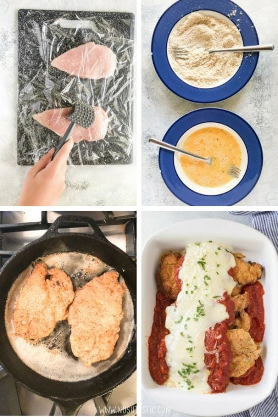 Keto Low Carb Chicken Parmesan Recipe - Noshtastic