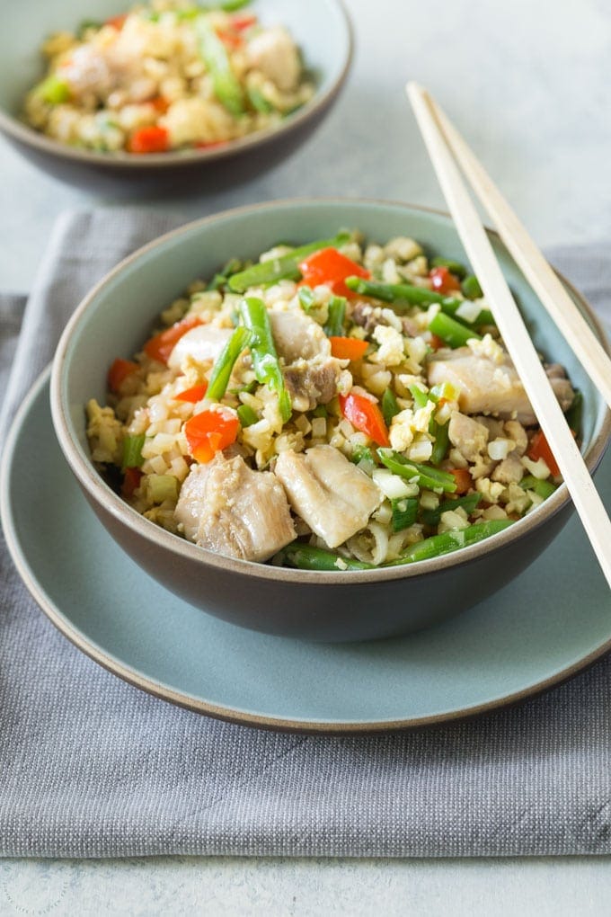 Low Carb Chicken Fried Rice