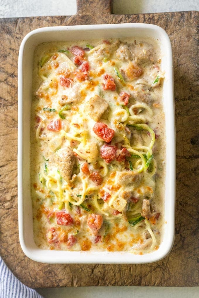 Low Carb Chicken Spaghetti