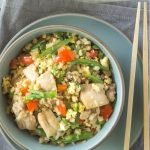 Keto Low Carb Chicken Fried Rice - Noshtastic
