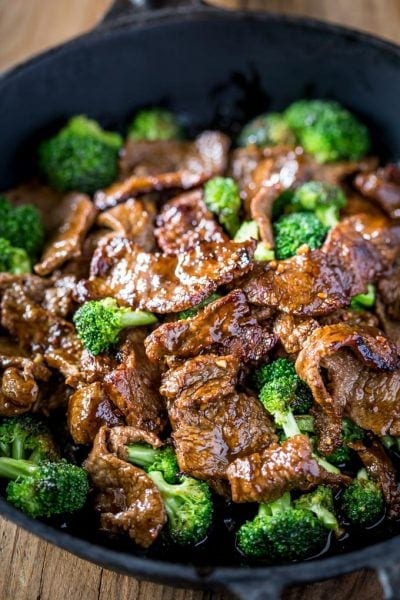 Keto Low Carb Beef and Broccoli - Noshtastic