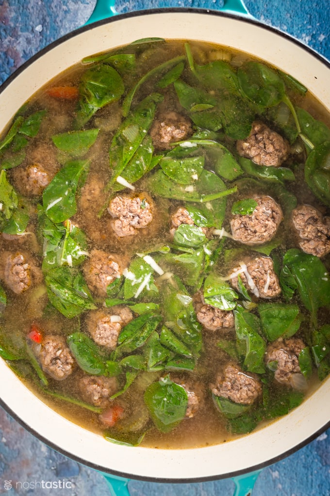 Italian Wedding Soup {Paleo, Keto, Whole30} 