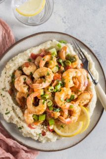 Low Carb Keto Shrimp and Grits Recipe