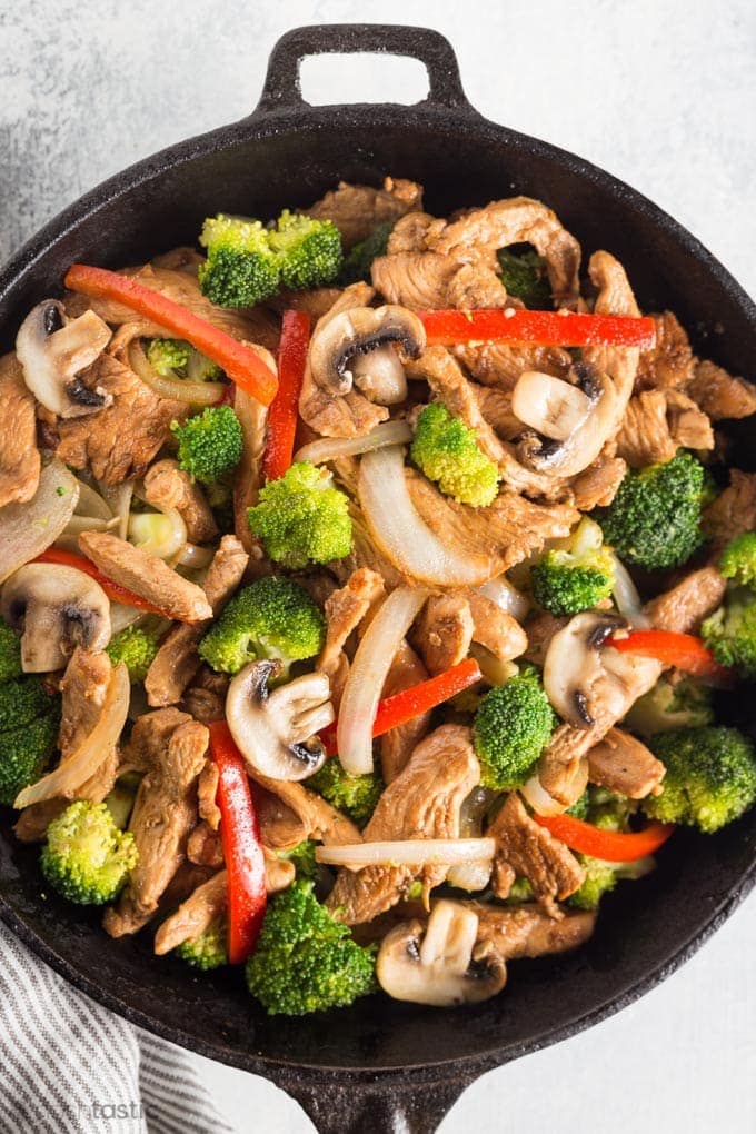 Keto Chicken Stir Fry