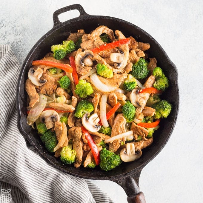 Keto Low Carb Chicken Stir Fry-image
