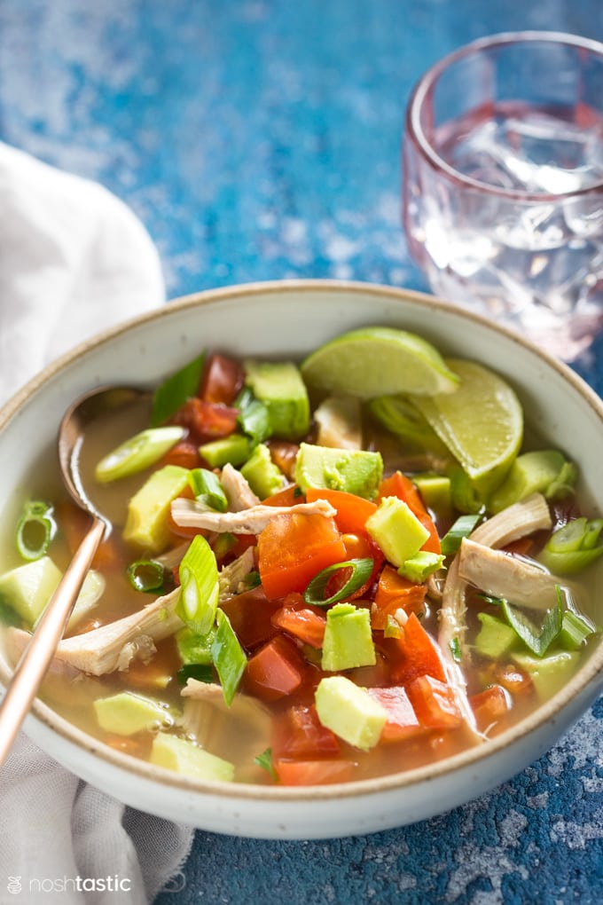 Chicken Avocado Soup Recipe Photo