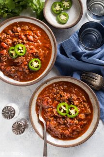 Keto Low Carb Chili Recipe Photo