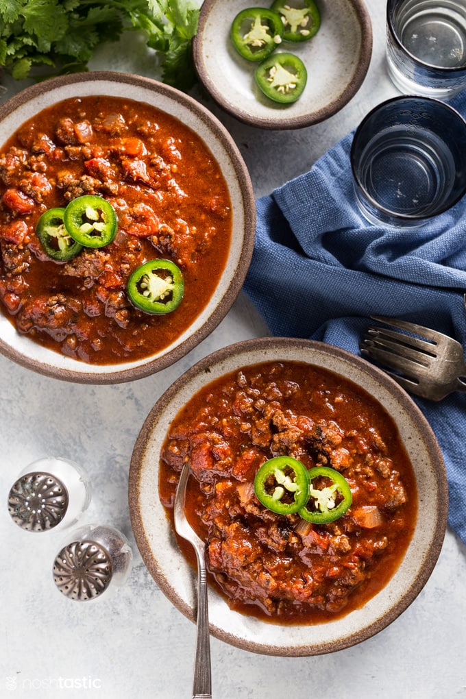 Low Carb Beef Chili Recipe Photo
