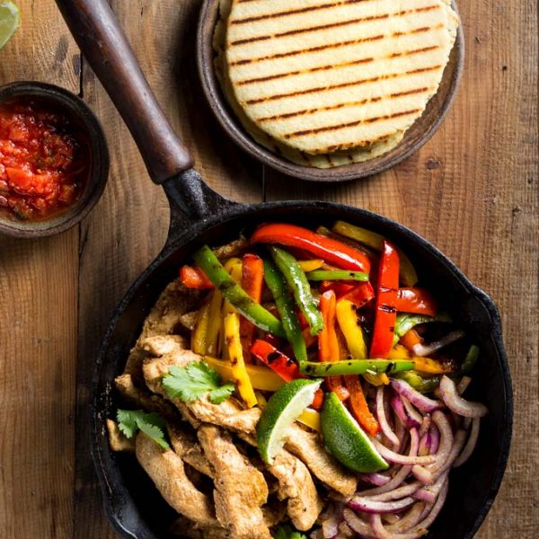 Keto Low Carb Chicken Fajitas recipe, and I've even got two recipes for keto low carb tortillas, either Almond Flour tortillas, or Coconut Flour tortillas, take your pick! | www.noshtastic.com | #noshtastic #glutenfree #lowcarb #keto #ketodiet #ketogenic #ketorecipes #ketogenicdiet #lowcarbrecipe #recipe #easy #chickendinner #fajitas #chickenfajitas #lowcarbfajitas #ketofajitas #tortillas #flatbread