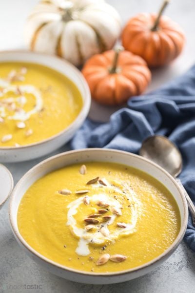 BEST Low Carb Pumpkin Soup Recipe