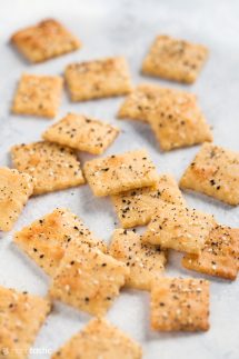 Keto Everything Bagel Crackers