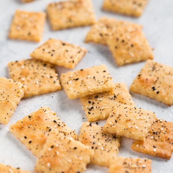 Keto Everything Bagel Crackers