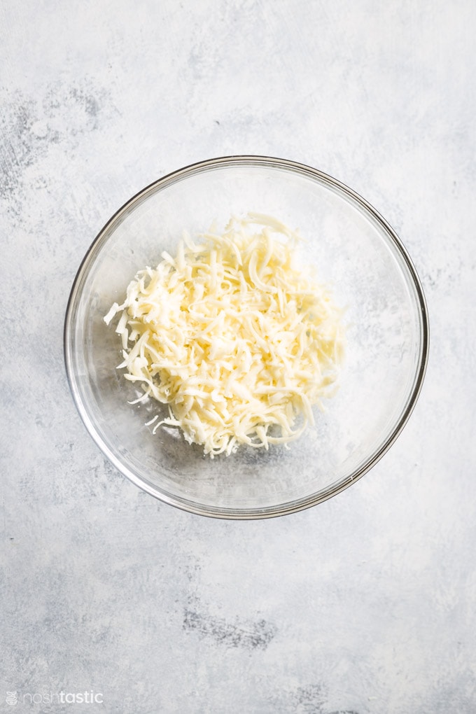 shredded mozarella for keto crackers 