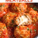 cheese stuffed meatballs