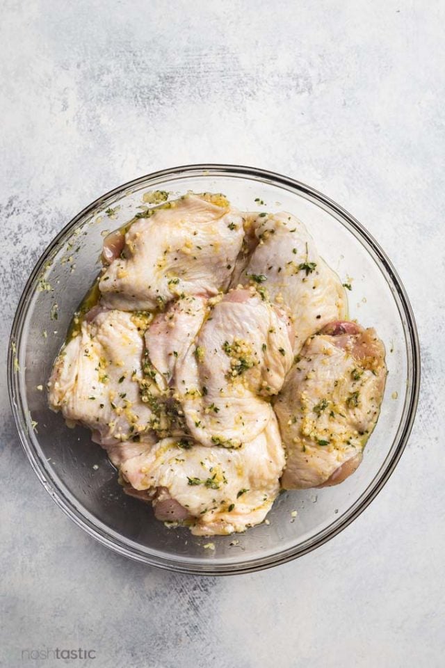 Lemon Thyme Chicken with asparagus (keto, low carb, paleo, w30)