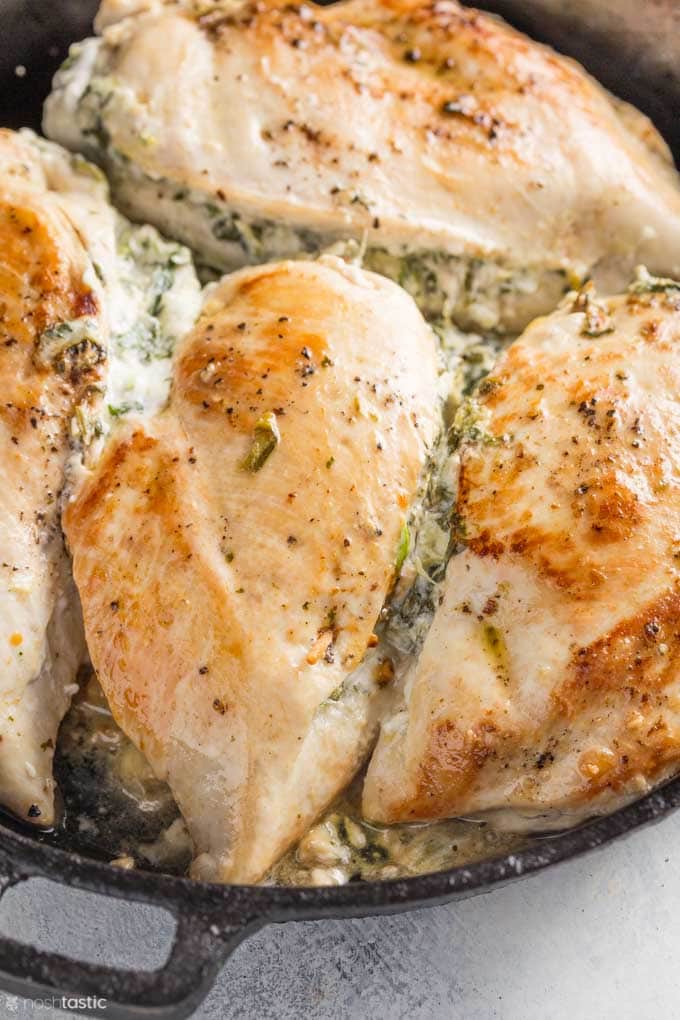 low carb stuffed chicken