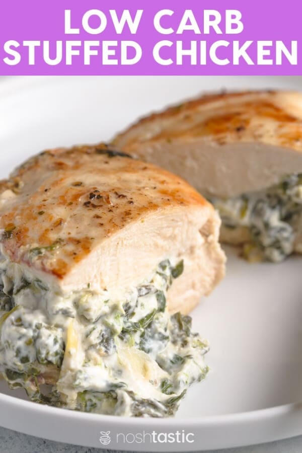 Low Carb Stuffed Chicken - (keto, gluten free)