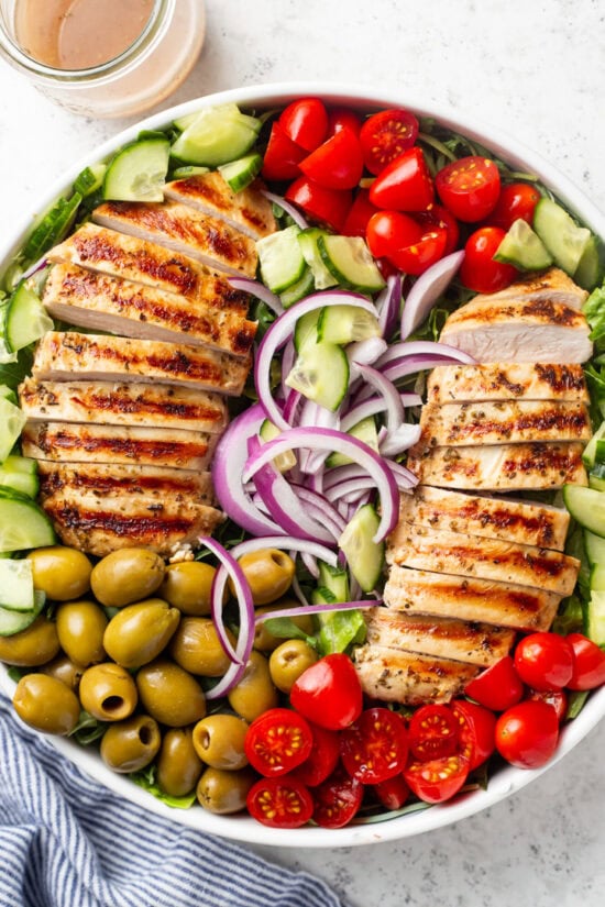 chicken salad in a bowl