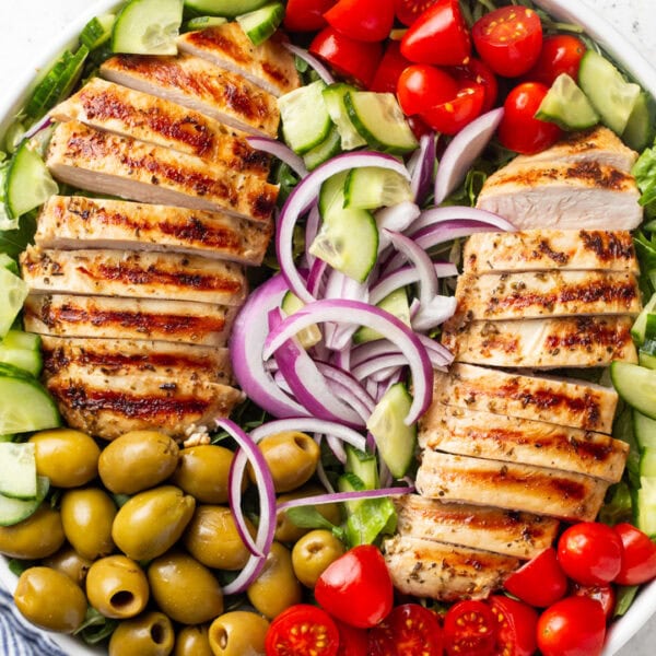 chicken salad in a bowl